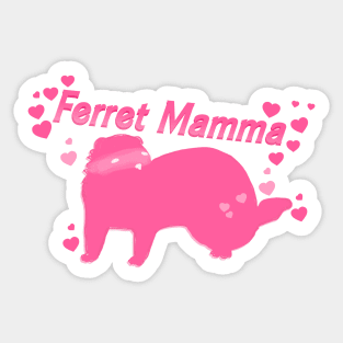 Ferret Mamma Sticker
